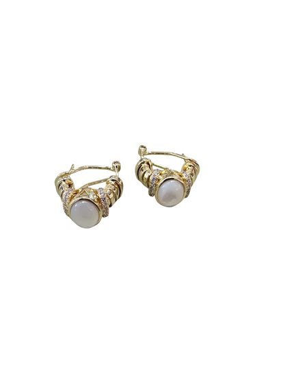 Orecchini Domar Donna in Ottone ipoallergenico Madreperla EZB129097 - EZB129097